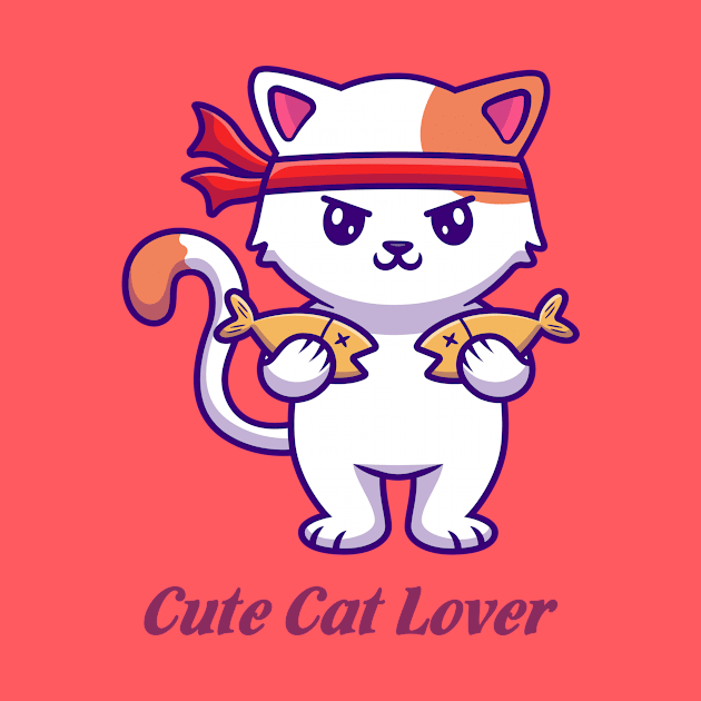 Cute cat lover by This is store