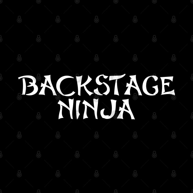 Backstage Ninja Japan White by sapphire seaside studio