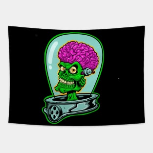 Mars Attacks! Alien Tee Front Tapestry