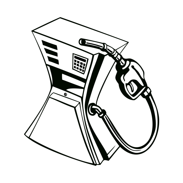 Fuel Pump Tightly Squeezed Retro by retrovectors