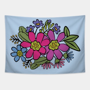 Cottage Flowers Tapestry