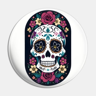 Day of the Dead Skull 06 Pin