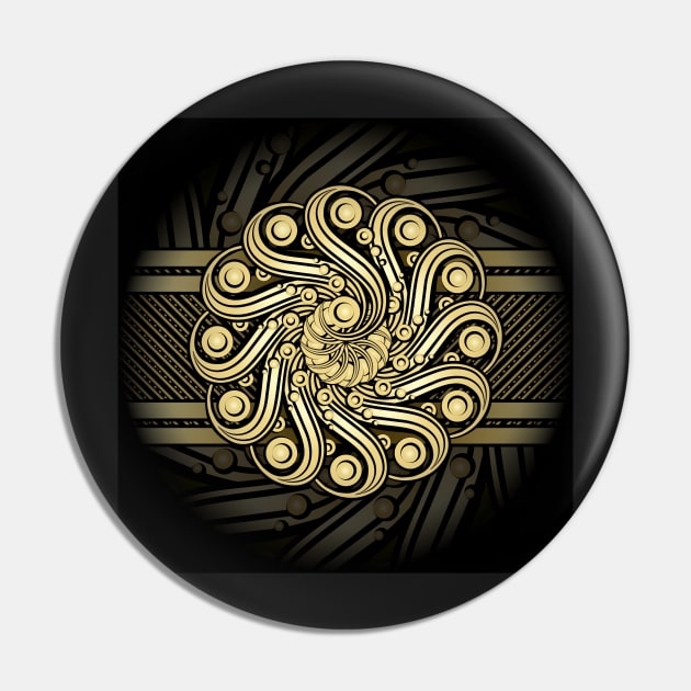 Steampunk Background Pin by devaleta