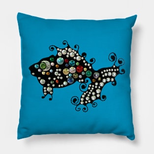 Rainbow Crystal Fish Pillow