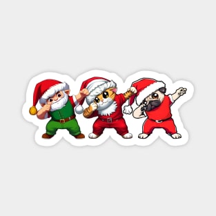 Dabbing Friends  - Merry Dab-mas Magnet