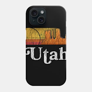 Vintage Retro Utah Mountain Hiking Camping Phone Case