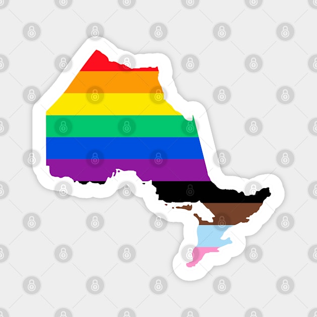 Ontario Canada Pride Magnet by fearcity