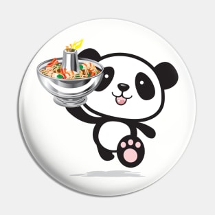 Happy Hotpot Panda Pin