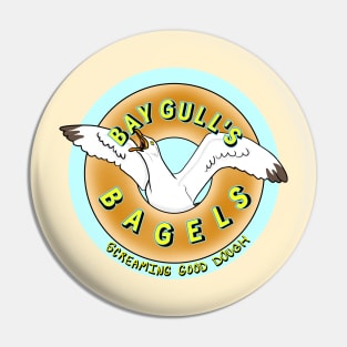 Bay Gull's Bagels Pin