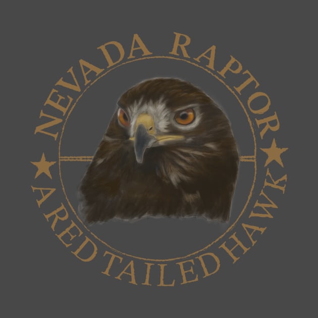 Nevada Raptor, A Red Tailed Hawk Version 3.1 by JERRYVEE66