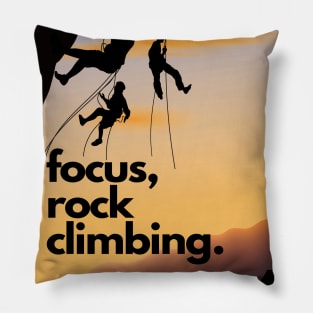 Instructor, Coach, Rock Climbing Pillow