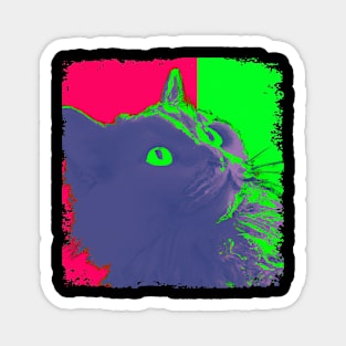 Nebelung Cat Pop Art - Cat Lover Gift Magnet