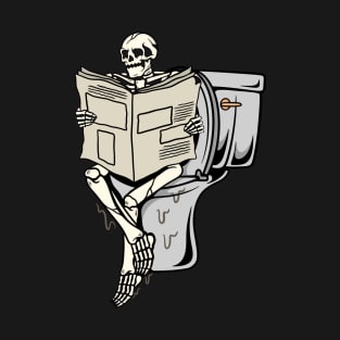 smile skull  Newspaper T-Shirt