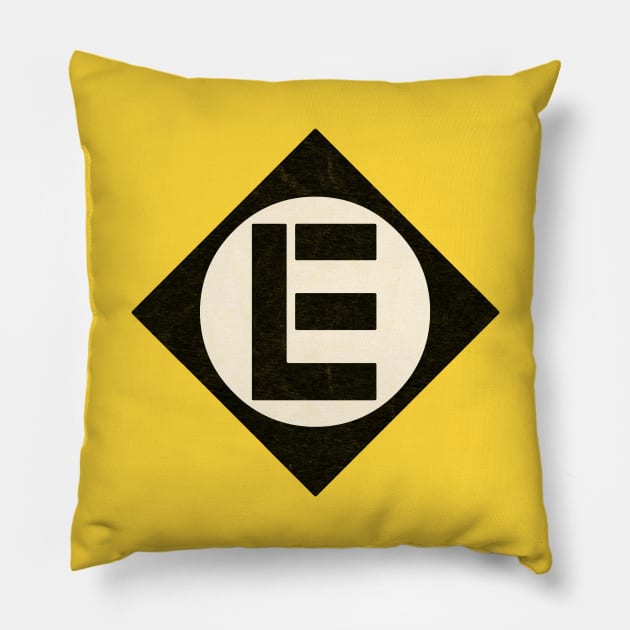 Erie Lackawanna Railroad Pillow by Turboglyde