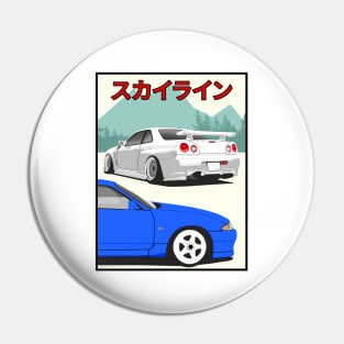 Nissan Skyline Gt-r r33 r34 Pin