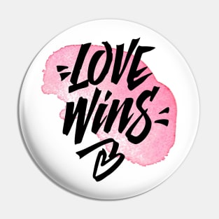 Love wins design Pin