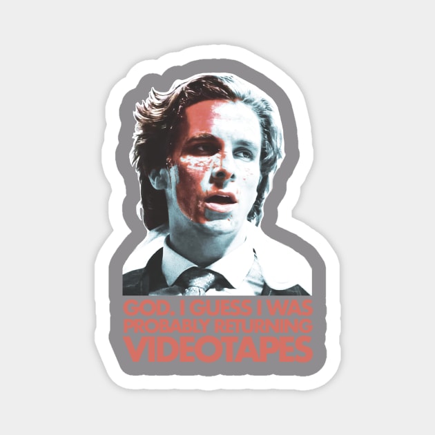 Patrick Bateman Magnet by SBSTN