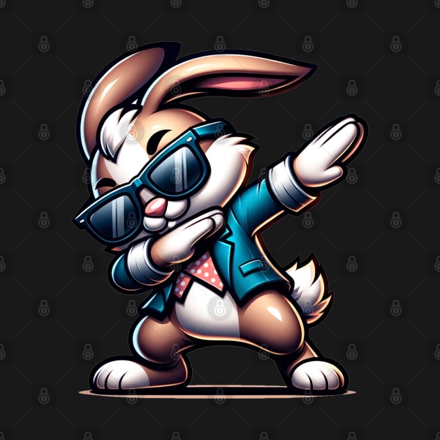 Dabbing Easter Bunny by FromHamburg