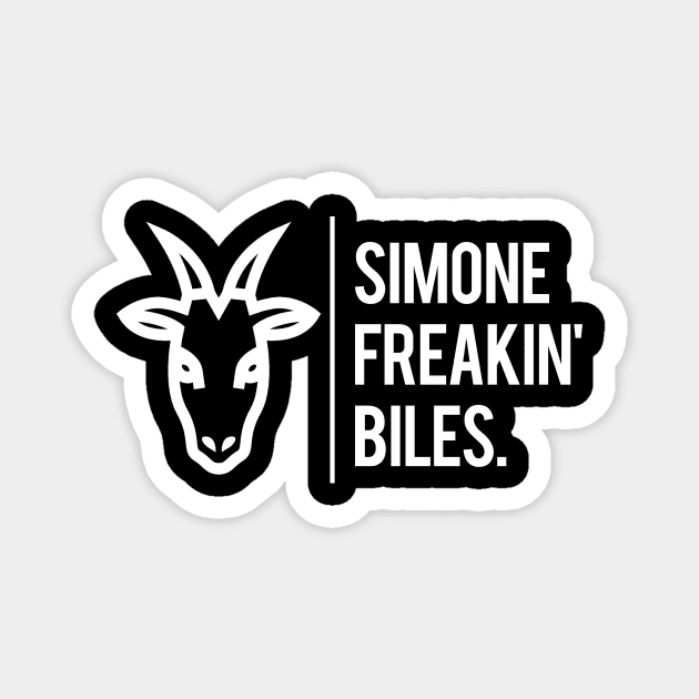 Simone Biles Is The GOAT. Magnet by jordynslefteyebrow