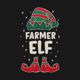 Farmer Elf - Funny Elf for X-Mas Fans T-Shirt