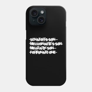 Fortunate Son, White Phone Case