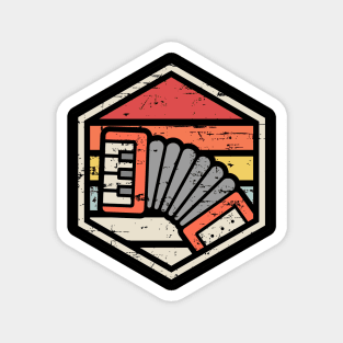 Retro Badge Accordion Magnet