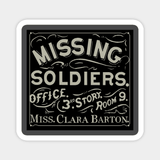 Missing Soldiers Gray Magnet