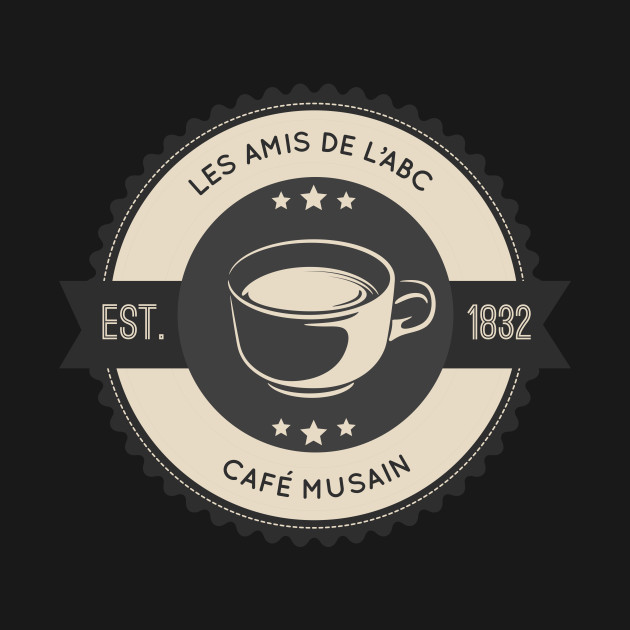 Disover Cafe Musain 3 - Les Miserables - T-Shirt