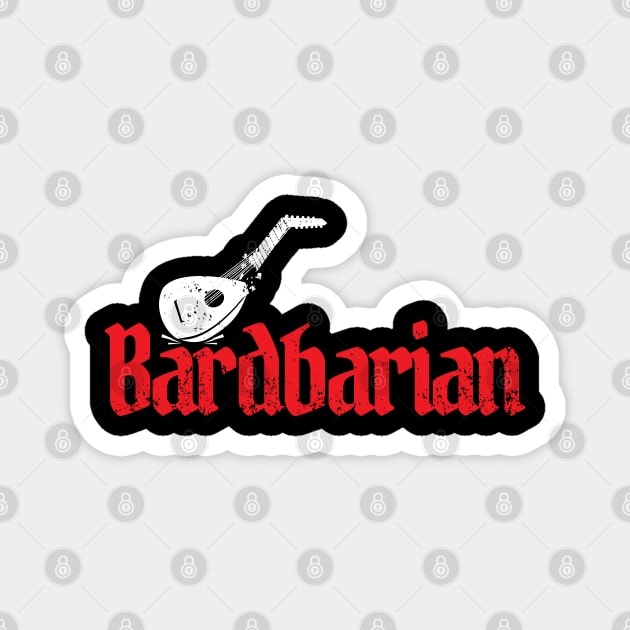 Bardbarian DnD Class Magnet by DnlDesigns