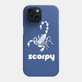 Scorpio - Scorpy white Logo T-shirt for Birthday Gift Phone Case