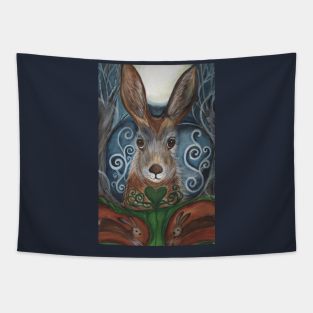 Moon Hare Tapestry