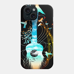 Classic Guitar Bird Costume Gift Phone Case