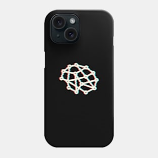 Psychedelic brain design Phone Case