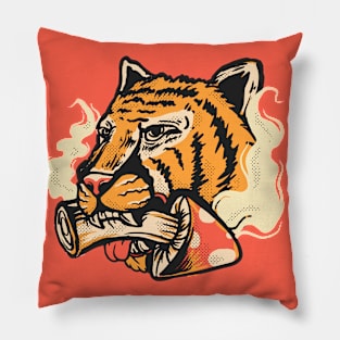 Tiger and Shroom Pillow