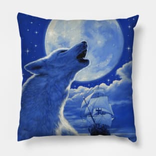 The White Wolf Pillow