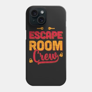 Escape Room Crew Puzzle Game Escaping Team design Phone Case