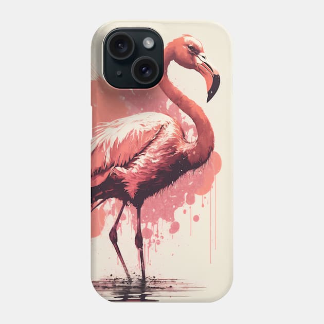 Pink Flamingo Phone Case by Walter WhatsHisFace