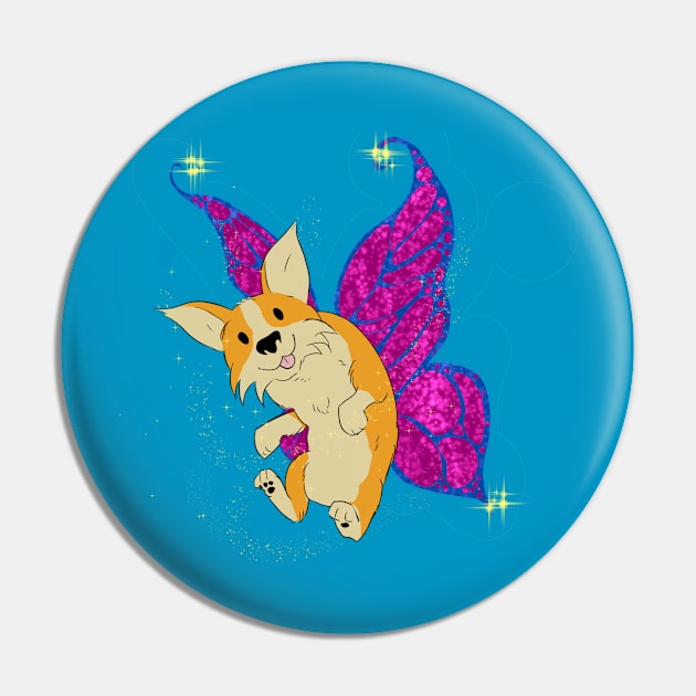 Corgifly Fly By Pin by Dave