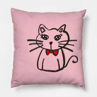Kitty Kitty around the world Pillow