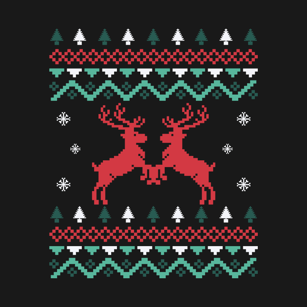 christmas pattern, ugly christmas sweater pattern by the christmas shop