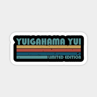 Proud Limited Edition Yui Name Personalized Retro Style Magnet