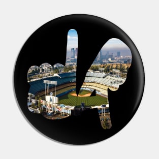 LA Hands, Dodger Stadium v2 Pin