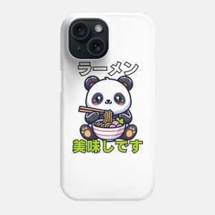 Ramen life Cute panda Phone Case