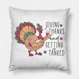 Funny friendsgiving Pillow