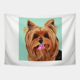 Glamorous Giselle the Yorkie Tapestry