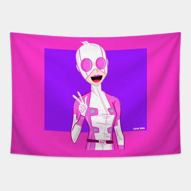 gwenpool Tapestry by jorge_lebeau