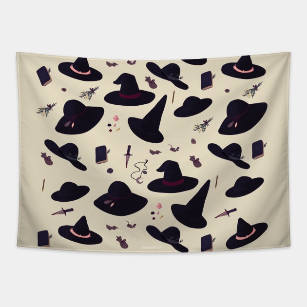 Witch Hats Tapestry by SarahWrightArt