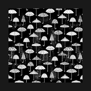 Black and White April Showers T-Shirt