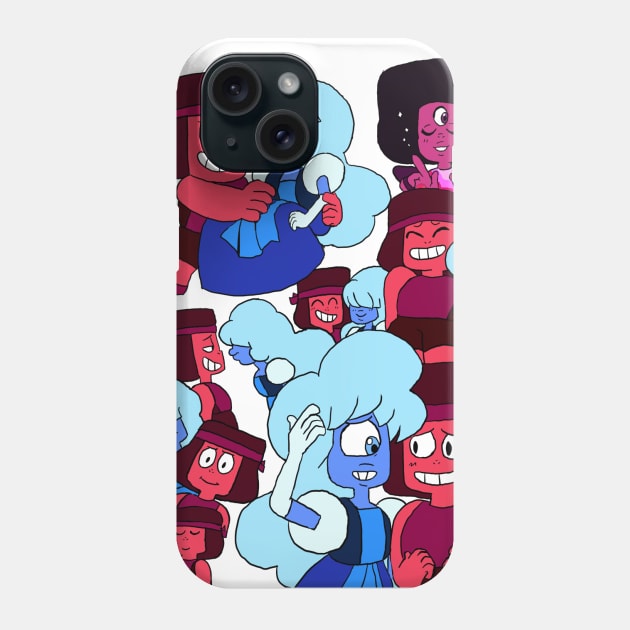 Rupphire Doodle Page Phone Case by Rabbott