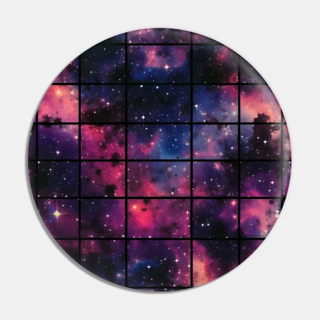 Bottomless Pit - Infinite Space Seamless Pattern Pin by nelloryn